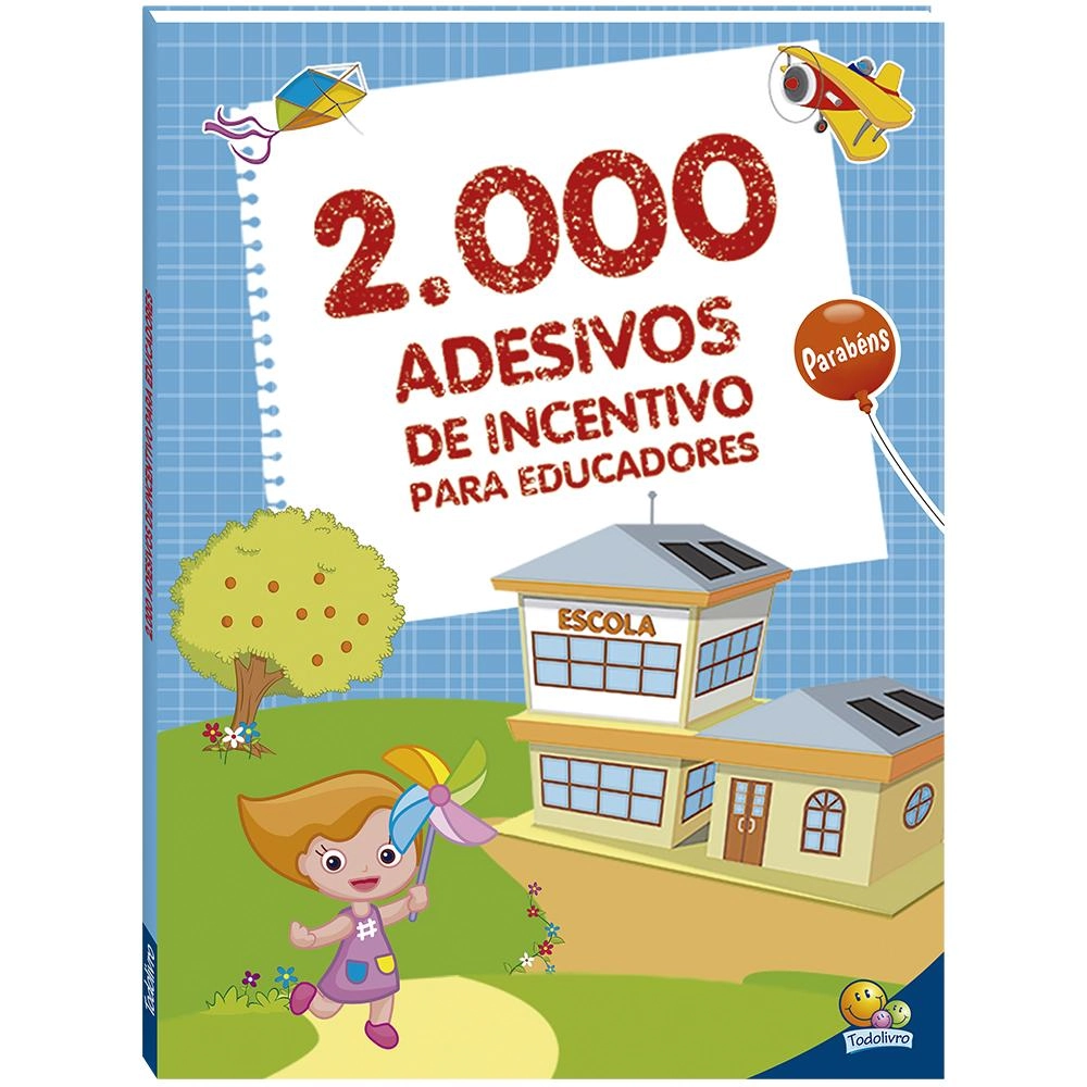 Livro Inf 2000 Adesivos Incentivo Educadores 1150359 Todo Livro