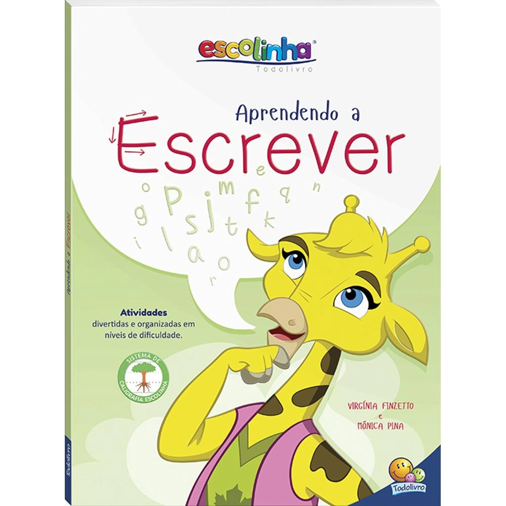 Livro Inf Escolinha Aprendendo A Escrever 1151436 Todo Livro