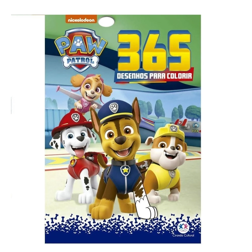 Livro 365 Colorir Patrulha Canina/91615/ciranda Cultural