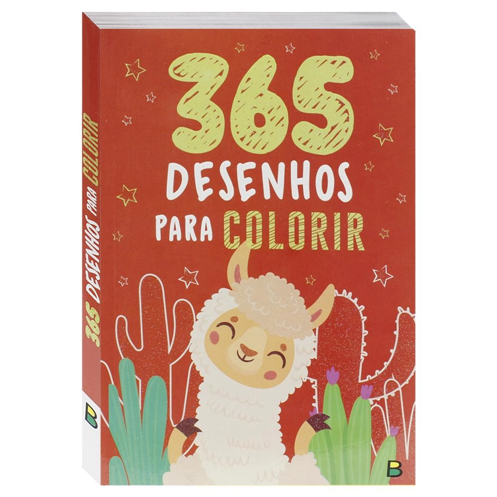 Livro Inf 365 Desenhos Para Colorir Verde 1152238 Todo Livro