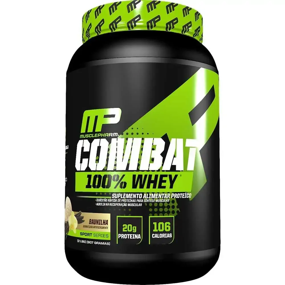 Mp Combat 100 Whey 907g Baunilha