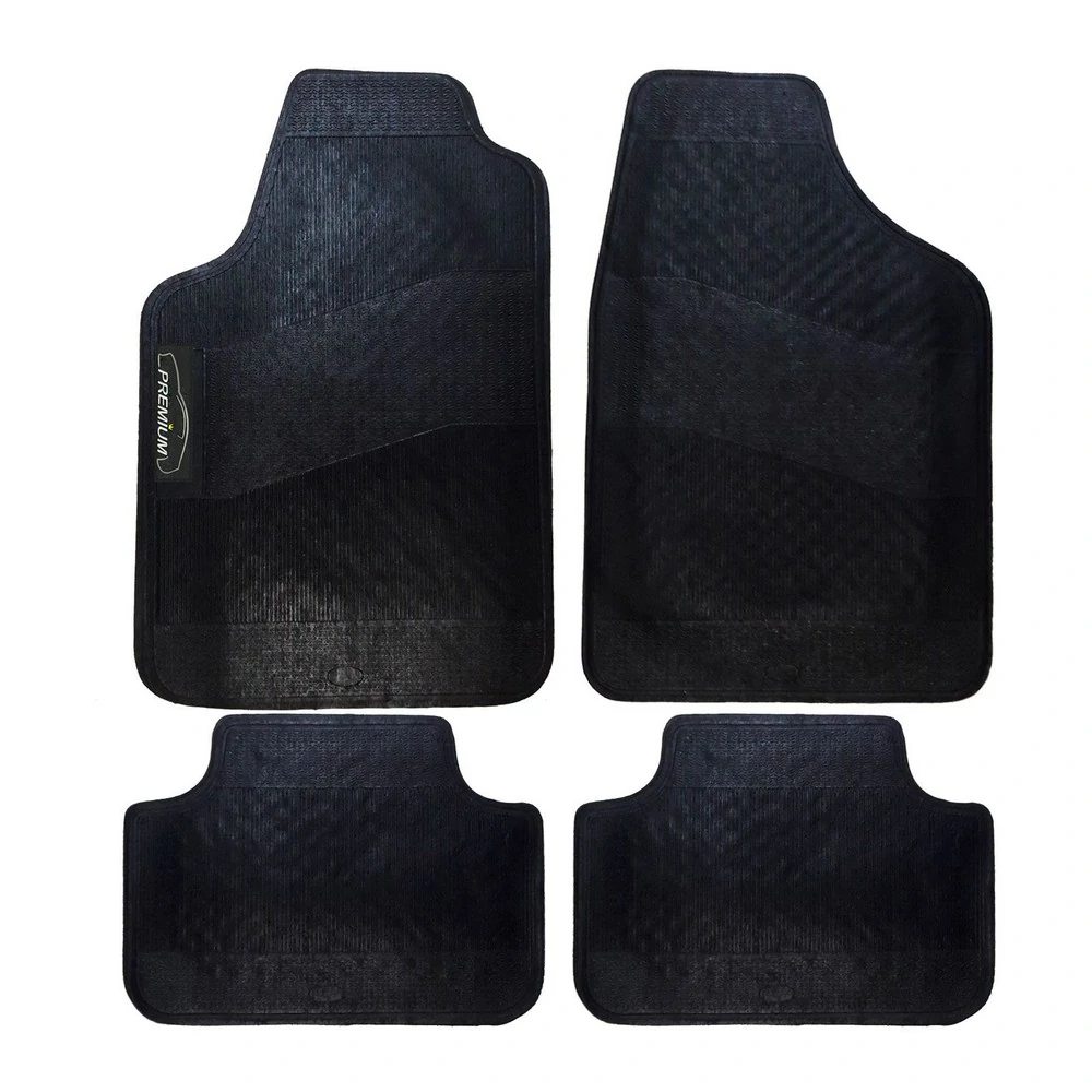 Tapete Bordado Preto Premium - AUTO TAP TECHPER01