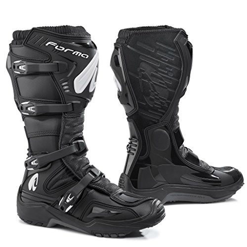 Forma Terrain Evo Off Road Mx Motorcycle Boots Black, Size 12 Us/ Size 46 Euro