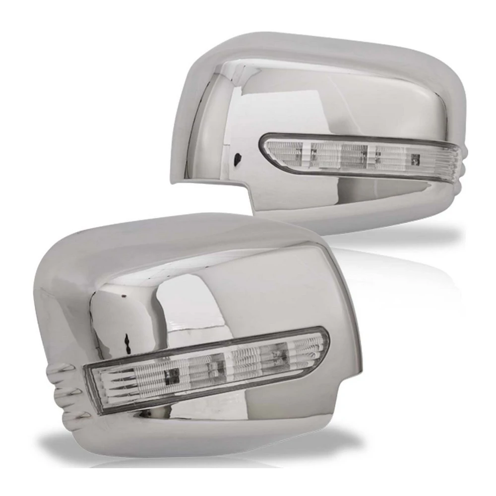 Jogo de Capa do Retrovisor Externo (Par) MITSUBISHI L200 Cromada com Pisca - AUTOMOTIVE IMPORTS ZN2626168