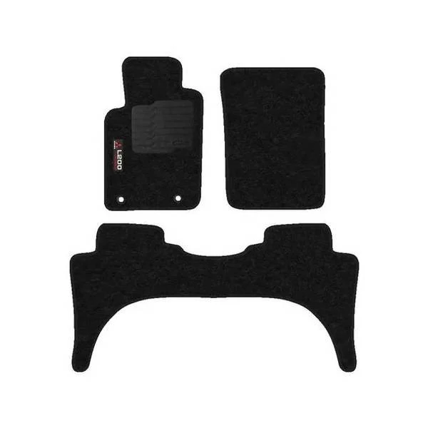 Jogo de Tapete MITSUBISHI L200 Carpete Grafite 3 Peças - TITANIUM OG1204