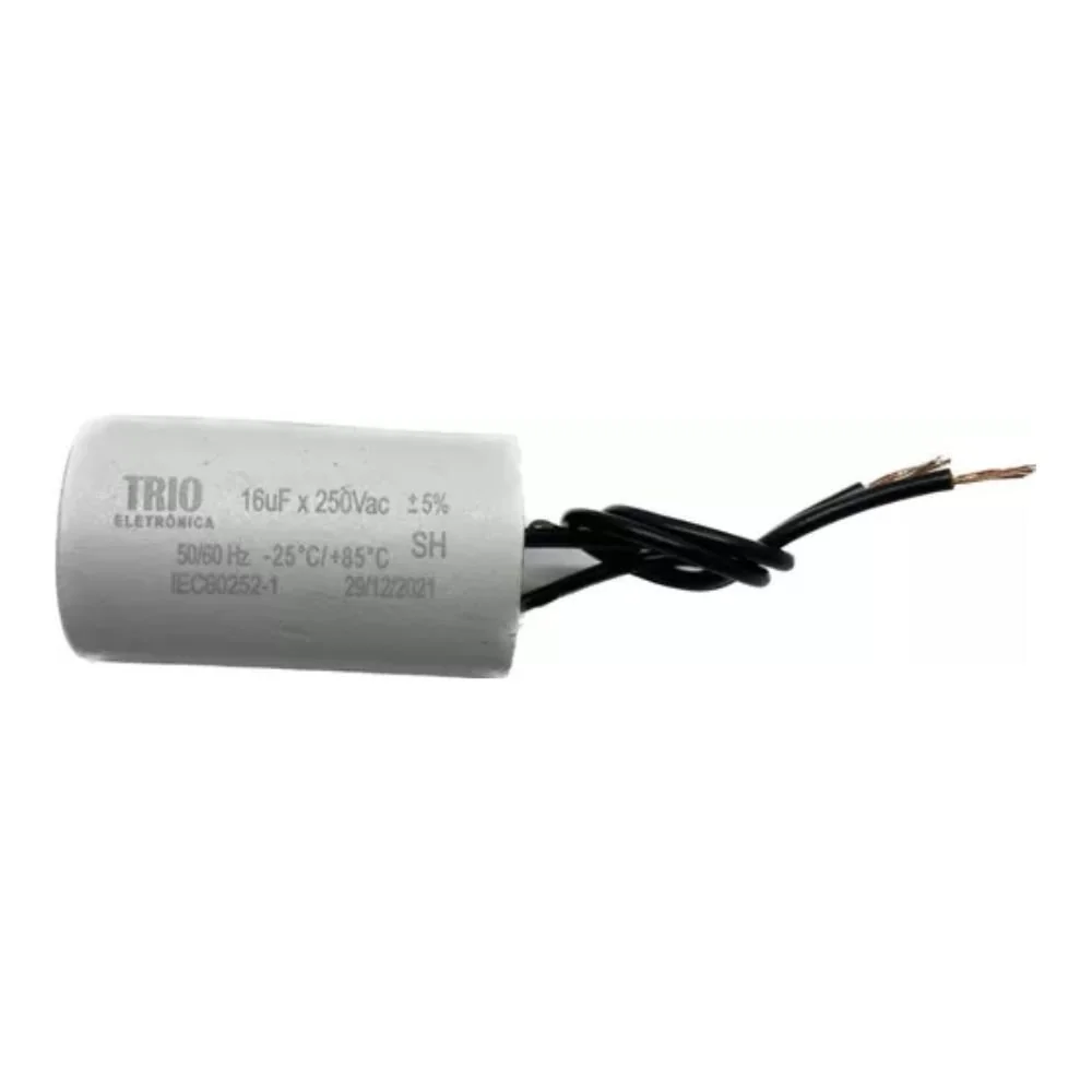 Capacitor 2 Fios 16 Uf X 250vac