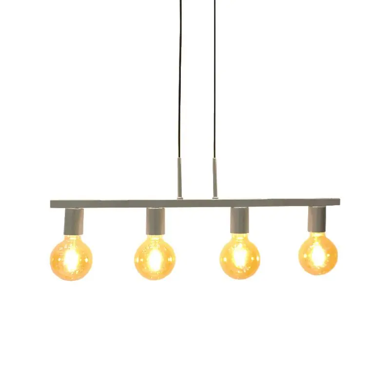 Pendente New Bar Cinza 66cm E27 Bivolt Para Salas E Quartos - Htpdt51673cz