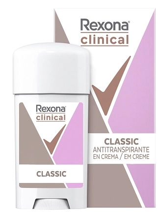 Antitranspirante Creme Classic Rexona Clinical 58g