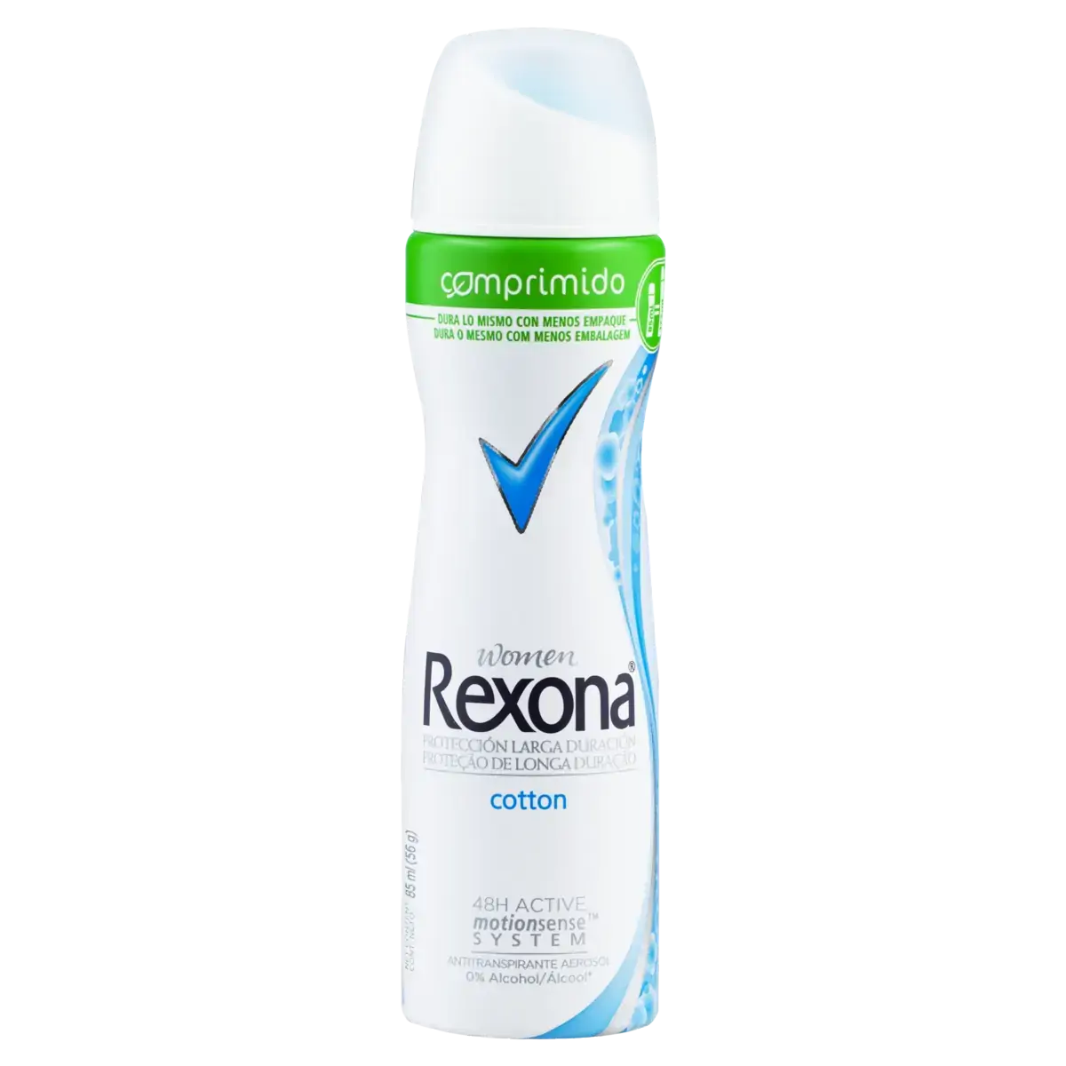 Antitranspirante Aerossol Cotton Rexona Women Motionsense System 85ml Spray