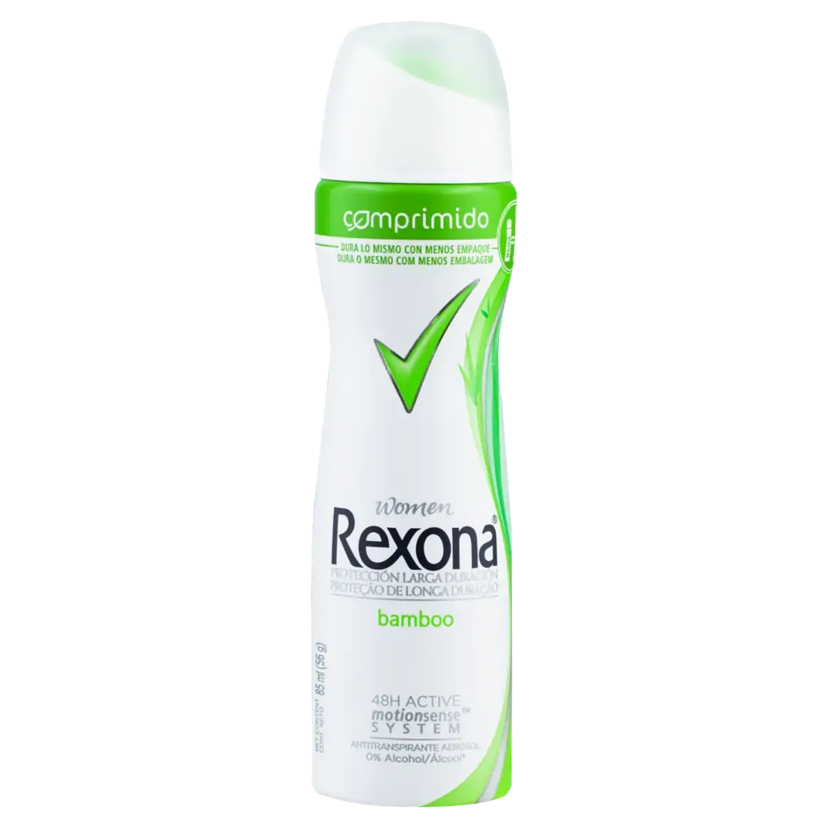 Antitranspirante Aerossol Bamboo Rexona Women Motionsense System 85ml Spray