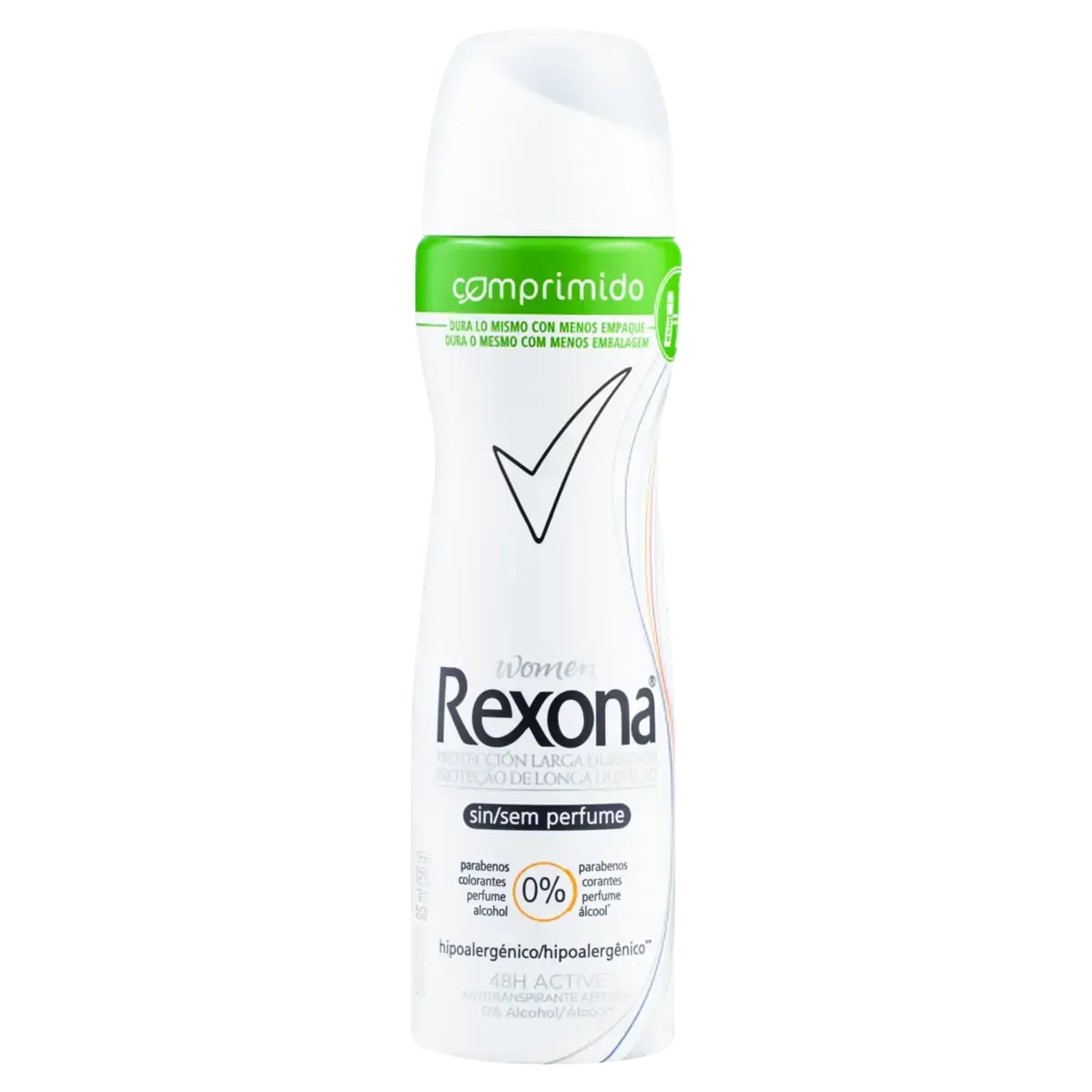 Antitranspirante Aerossol Sem Perfume Rexona Women 85ml Spray