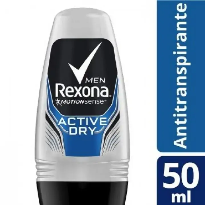 Desodorante Rollon Rexona Lv50pg Active R 4,49
