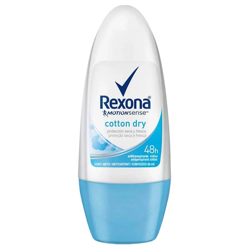 Antitranspirante Roll On Cotton Dry Rexona 50ml