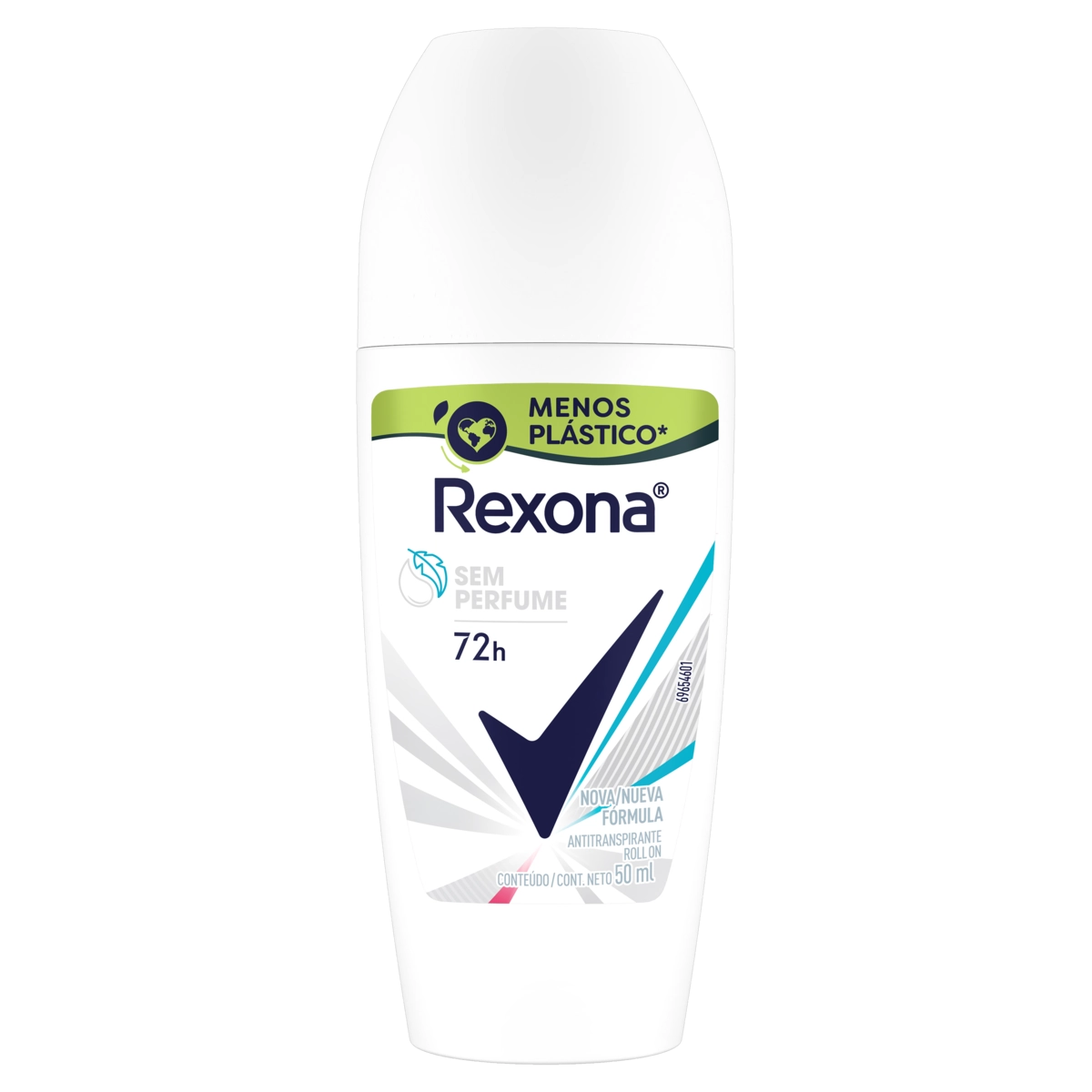 Desodorante Rexona Roll On Sem Perfume Feminino 50ml