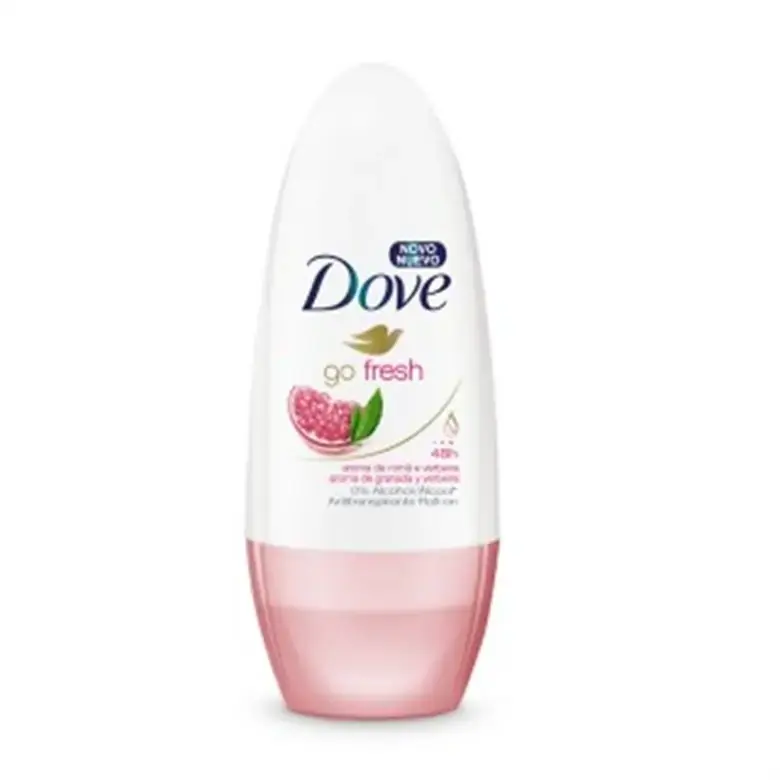Antitranspirante Roll On Romã E Verbena Dove Go Fresh 50ml