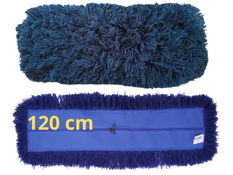 2 Und Refil Mop Pó Cabeleira Piso Seco Profi 120cm Starclean