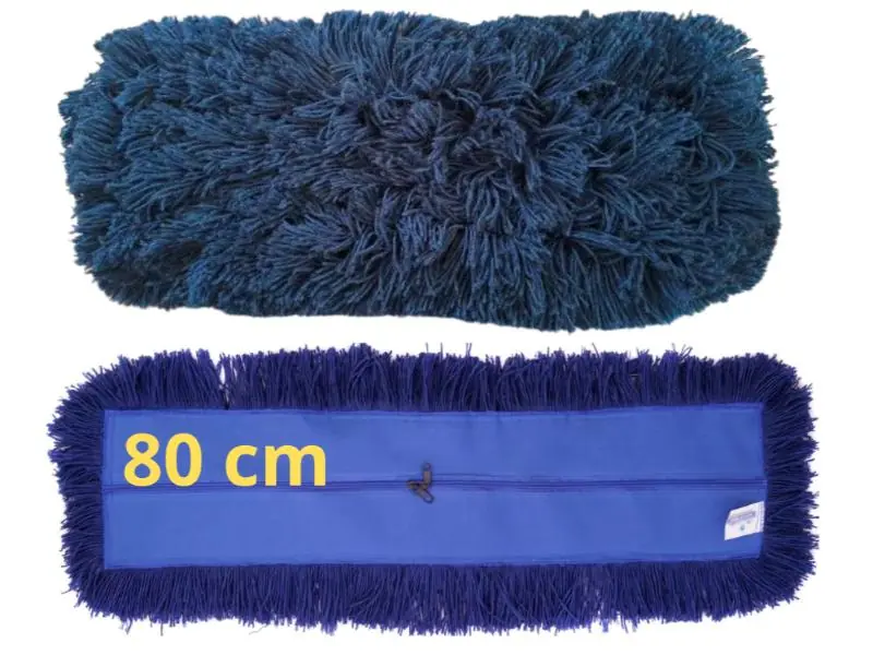 2 Und Refil Mop Pó Cabeleira Piso Seco Profi 80cm Starclean