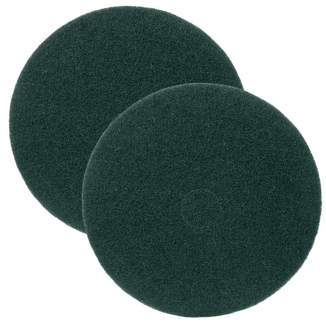2 Disco Enceradeira Fibra Limpeza Lustrador Verde 410 Betta