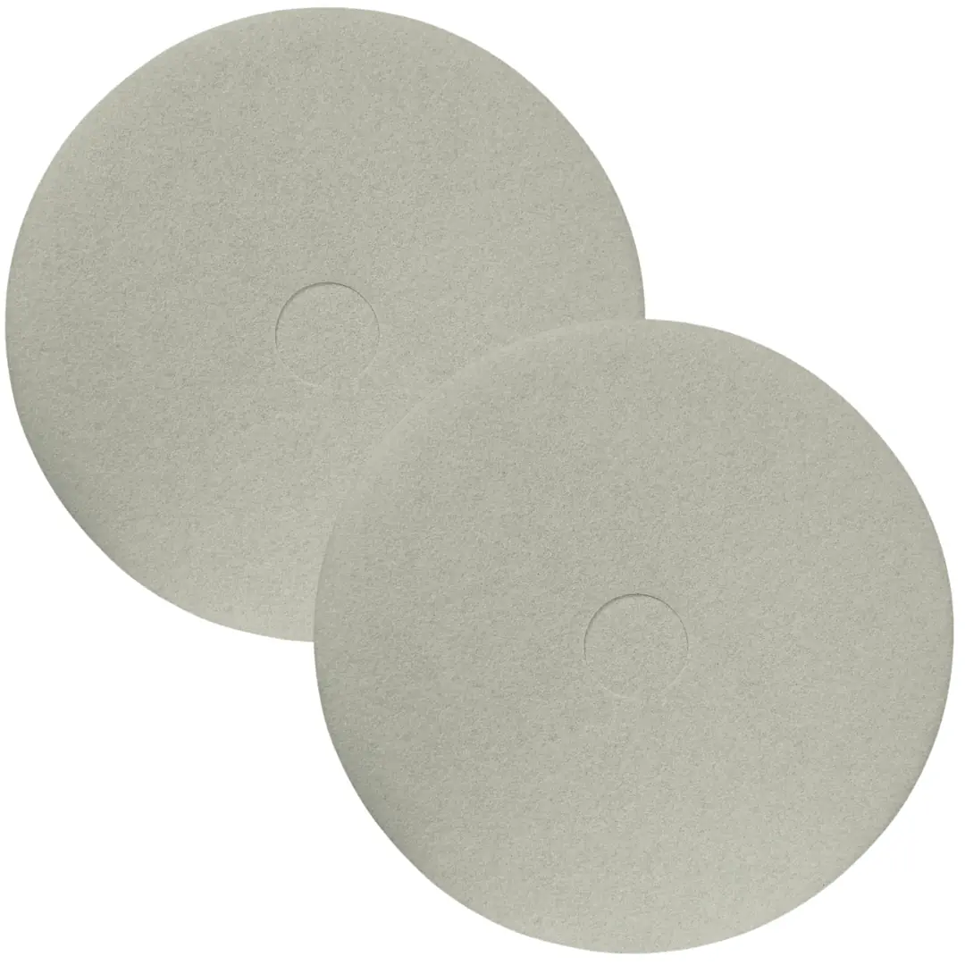 2 Disco Enceradeira Fibra Limpeza Lustrador Branco 510 Betta
