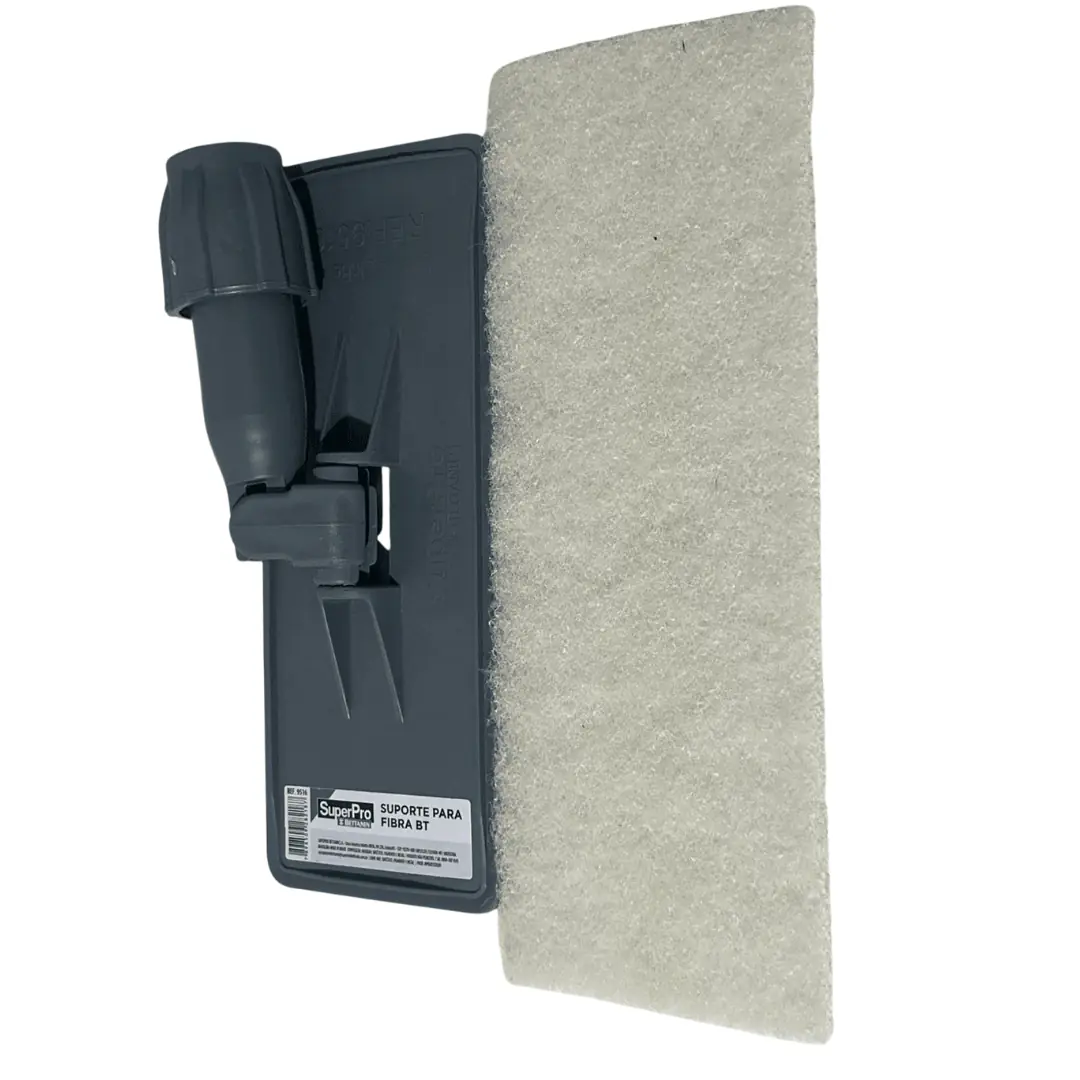 Fibra De Limpeza Leve Branca C/10 Un British + Suporte Lt