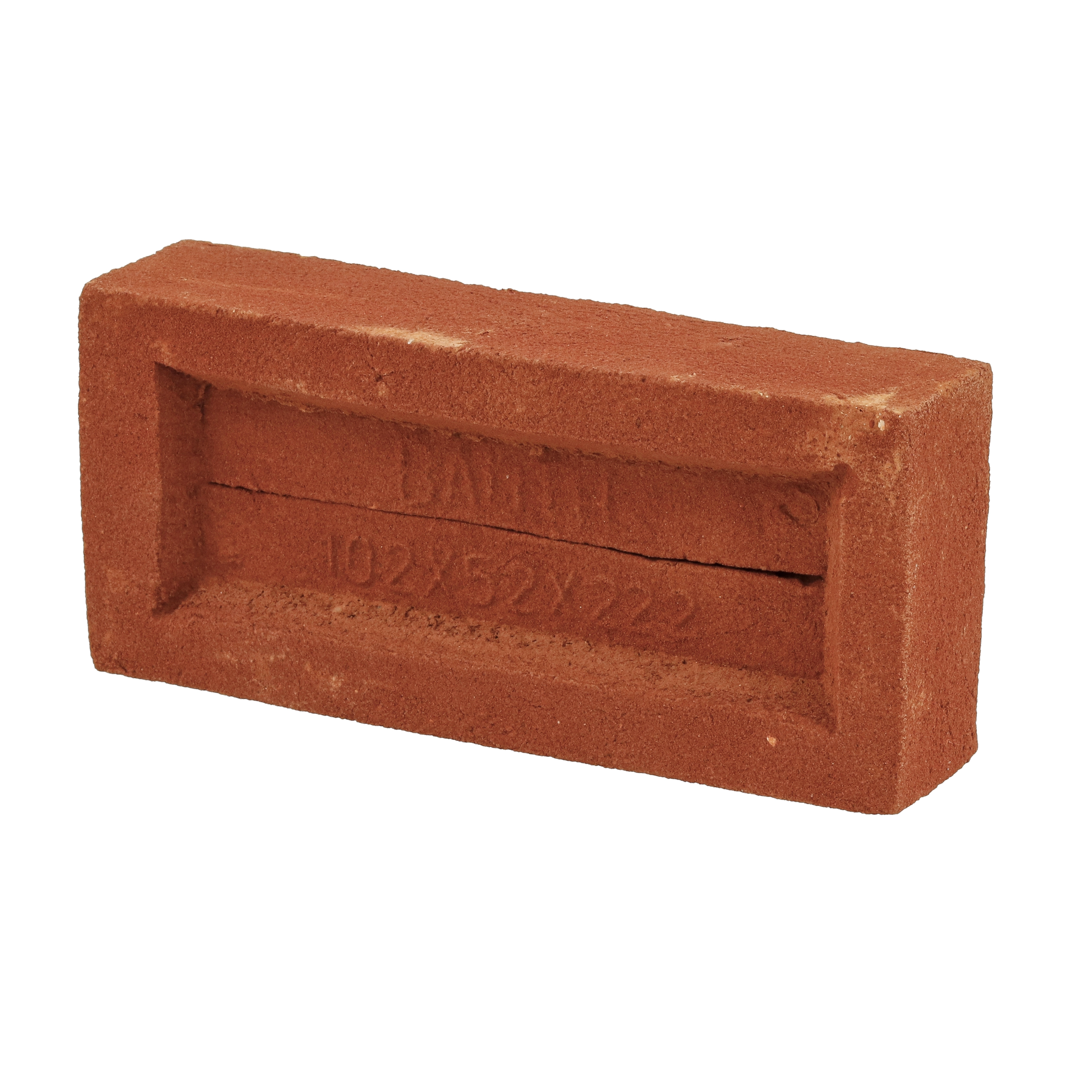 Tijolo Aparente Reto Vermelho 10,2x5,2x22,2cm Bauth