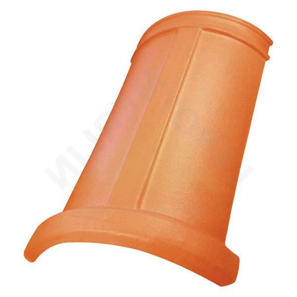 Cumeeira Cerâmica Mediterrânea Terracota Hidrofugada 25,9x45cm Plus Top Telha
