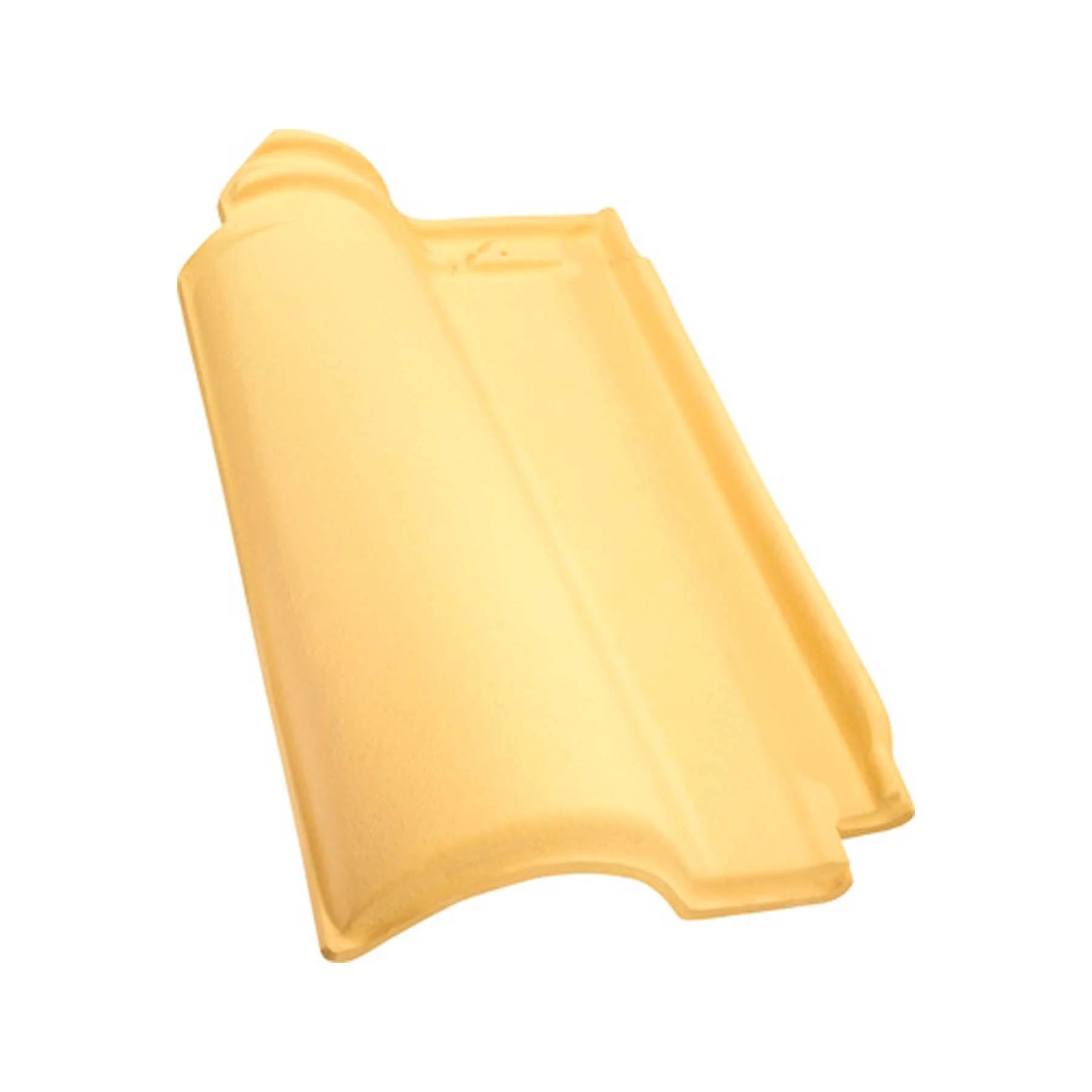 Telha Cerâmica Mediterrânea Terracota Hidrofugada 25,7x42,4cm Marfim Top Telha