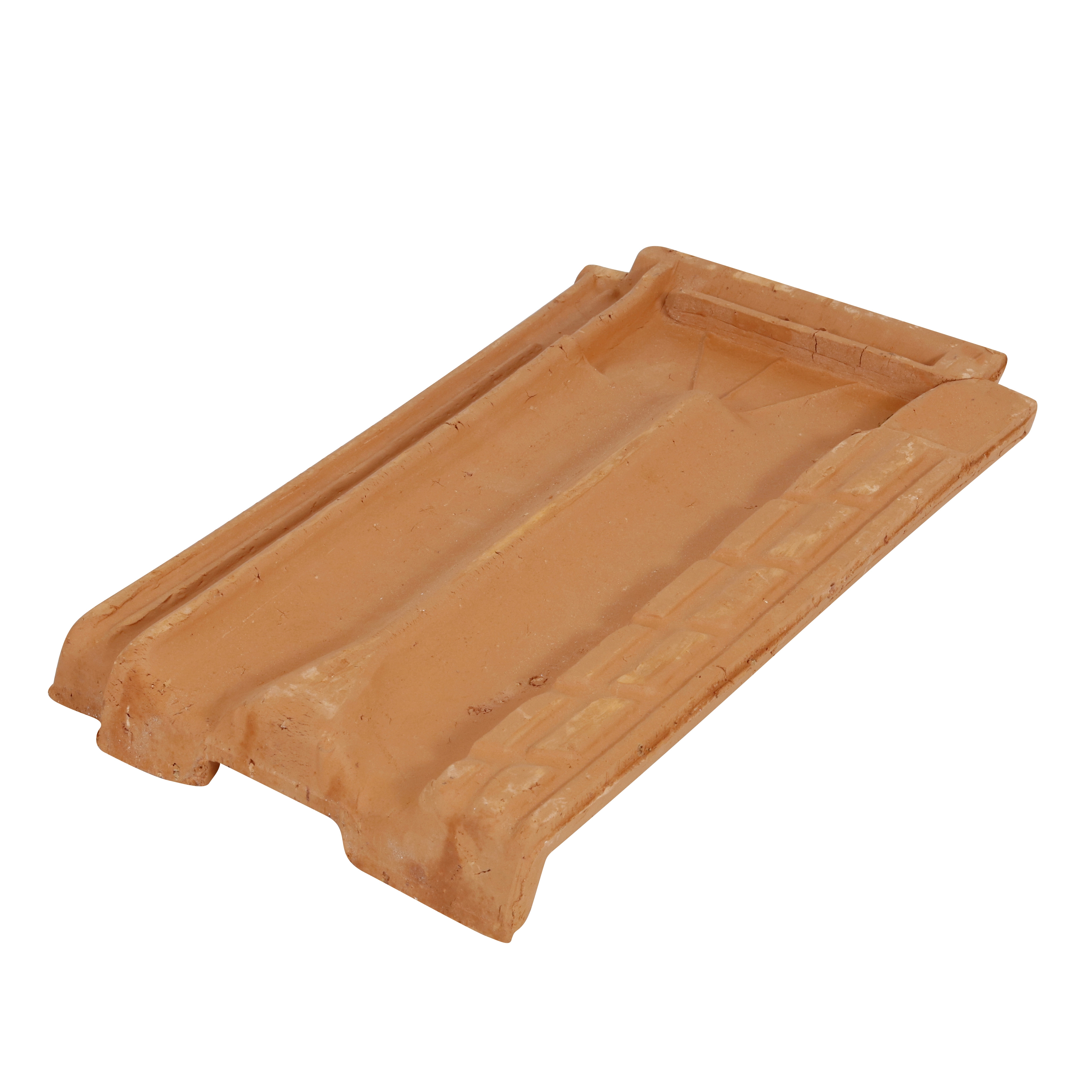 Telha Cerâmica Francesa Colonial 24,5x41,5cm Vermelho Cerâmica Marajó