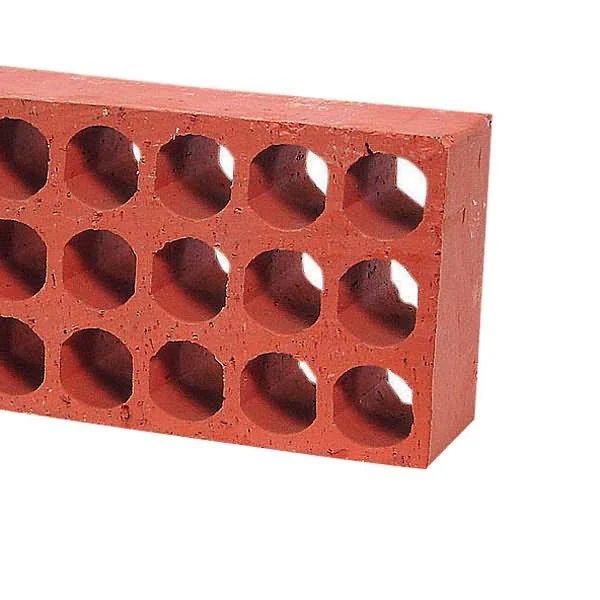 Tijolo Comum Cerâmico com 21 Furos 10x10x20cm Marajó