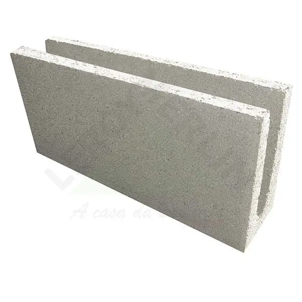 Canaleta de Concreto Tipo Vedação 9x19x39cm Haza