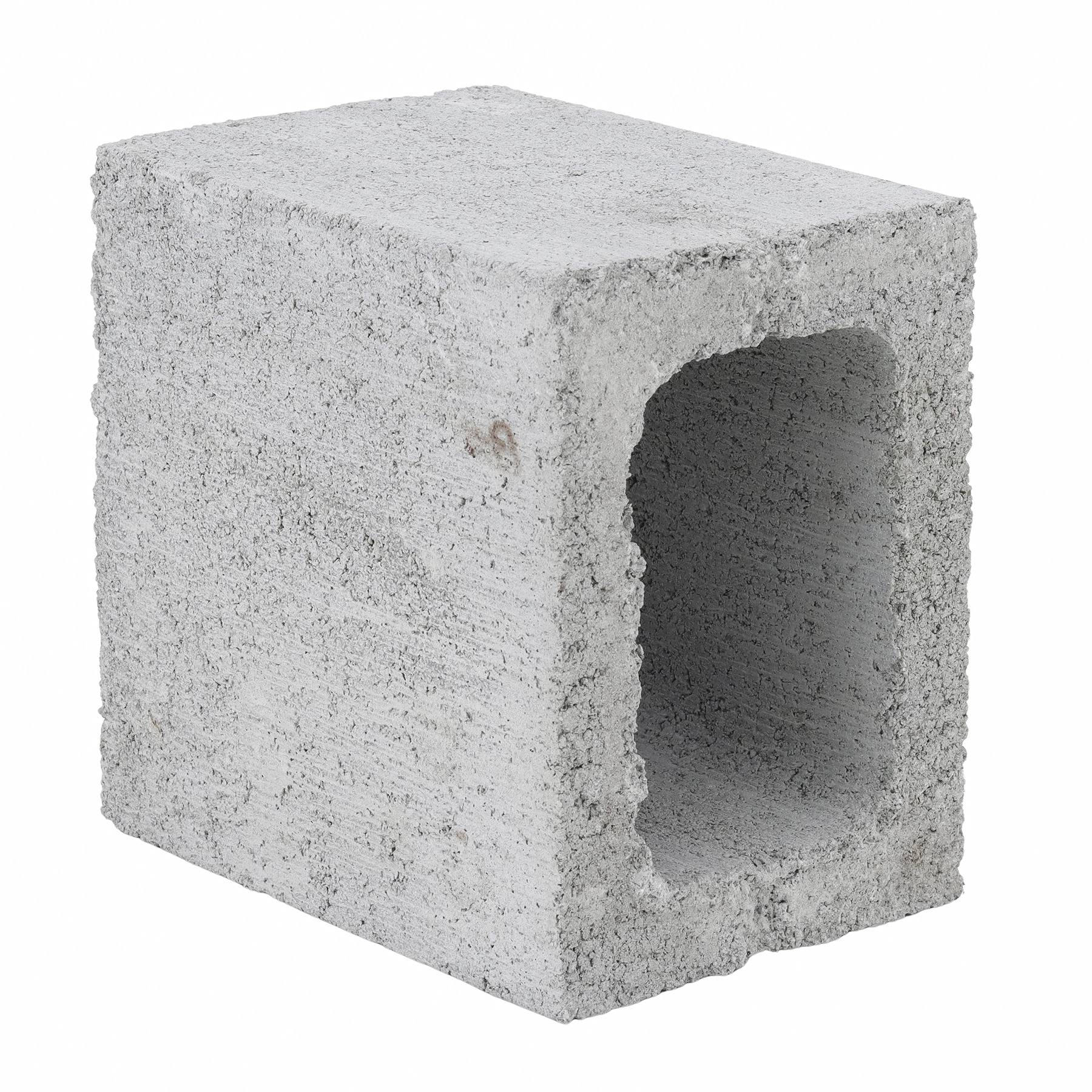 Meio bloco de Concreto Estrutural 14x19x19cm Haza