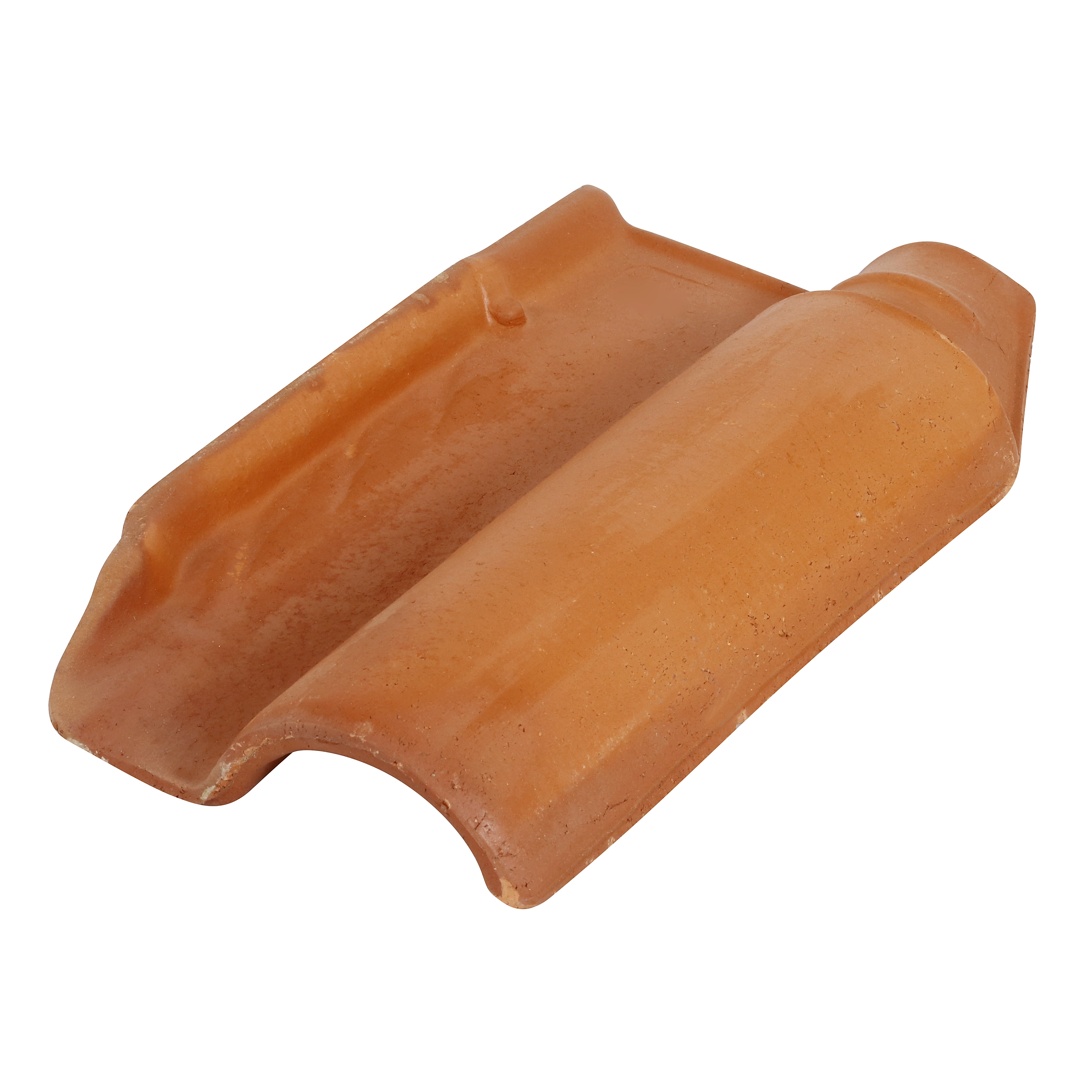Telha Cerâmica Portuguesa Colonial 22x41cm Vermelho Cerâmica Silva