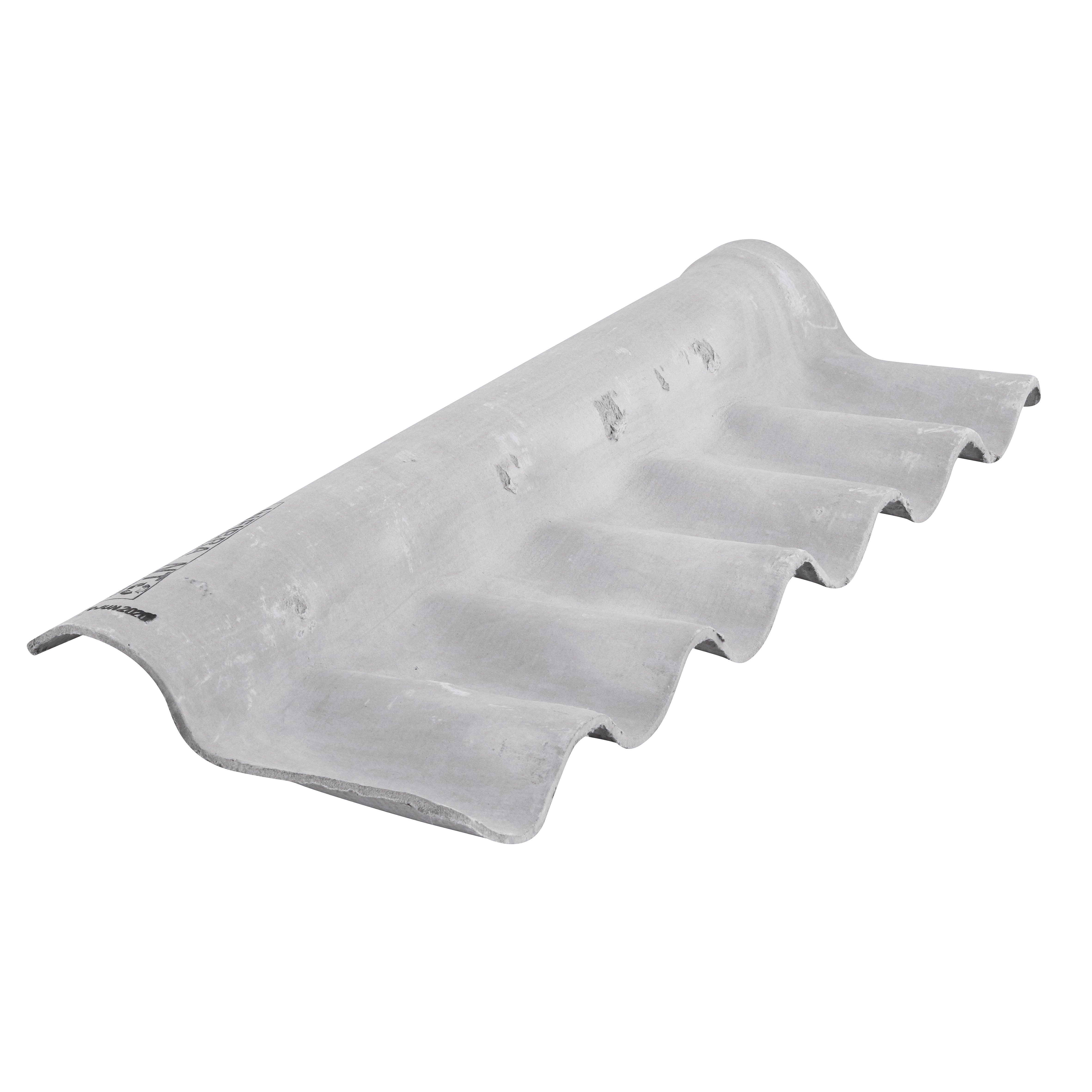 Cumeeira de Fibrocimento Articulada Inferior 38x110cm Cinza Infibra