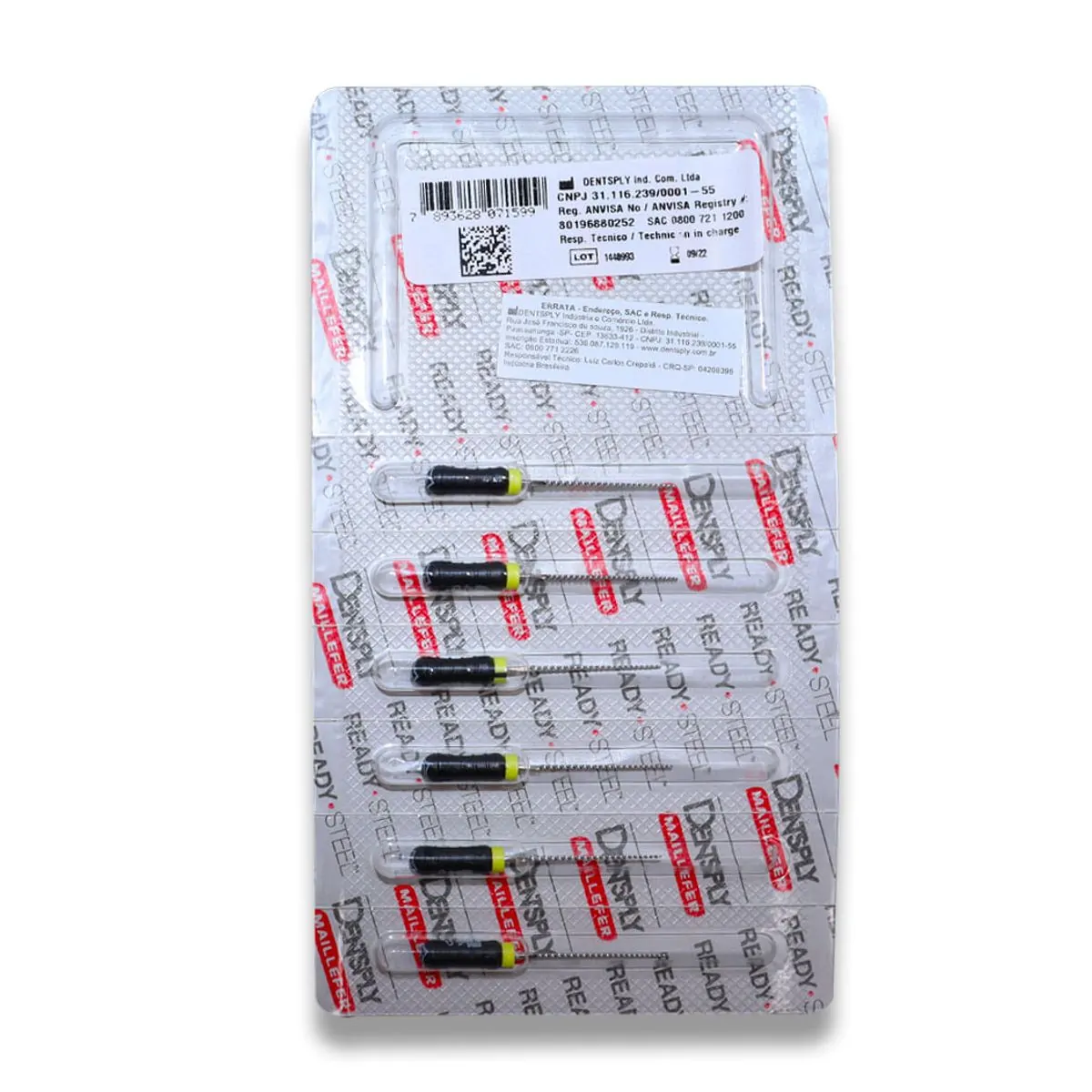 Lima Nitiflex 21mm - Dentsply Sirona - Lima Nitiflex 40 de 21mm - Dentsply Sirona