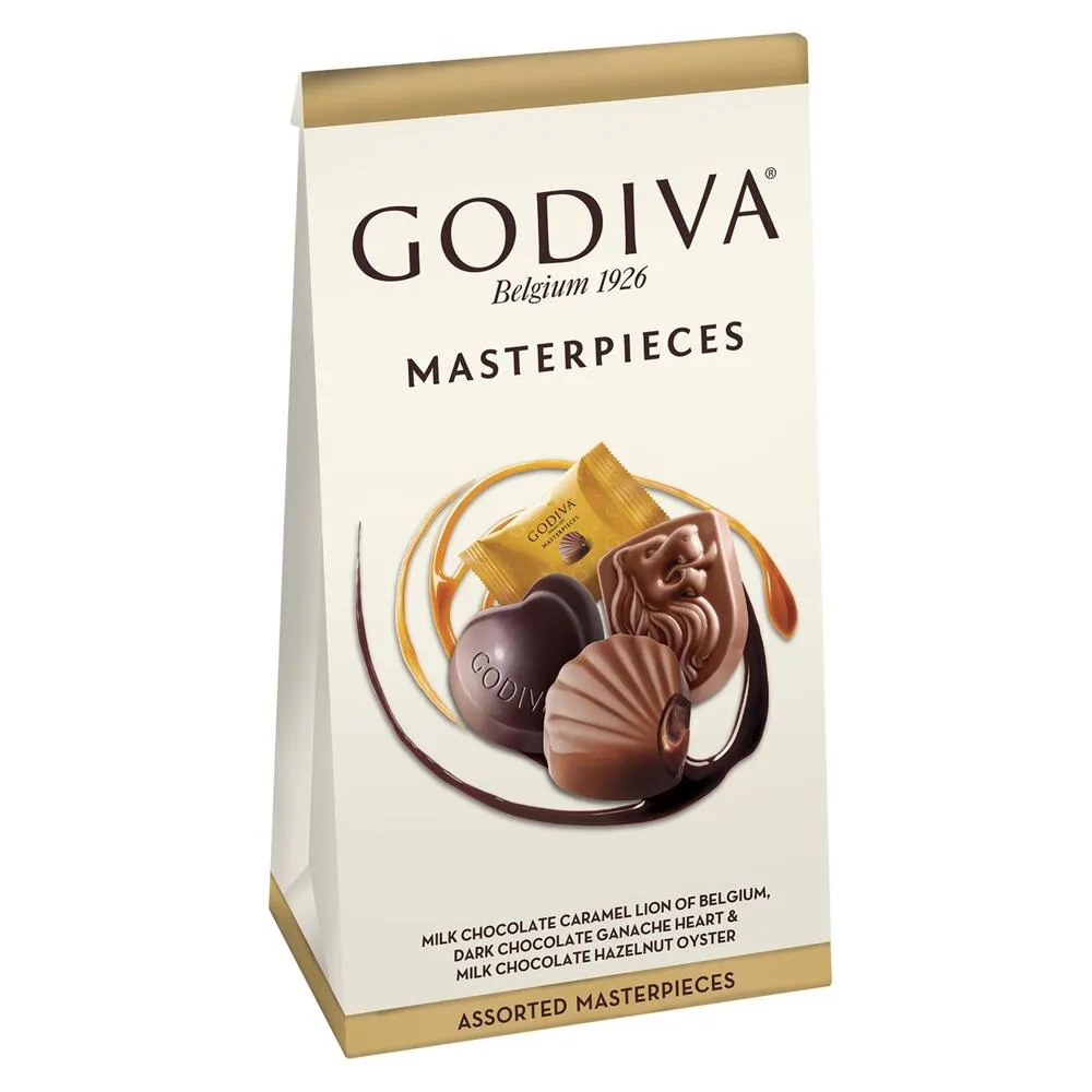 Bombom Godiva Masterpieces Sortido Sache 142g