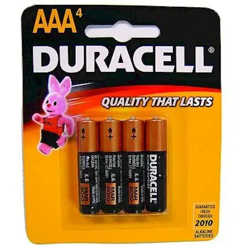 Pilha Duracell Alcalina Aaa Com 4