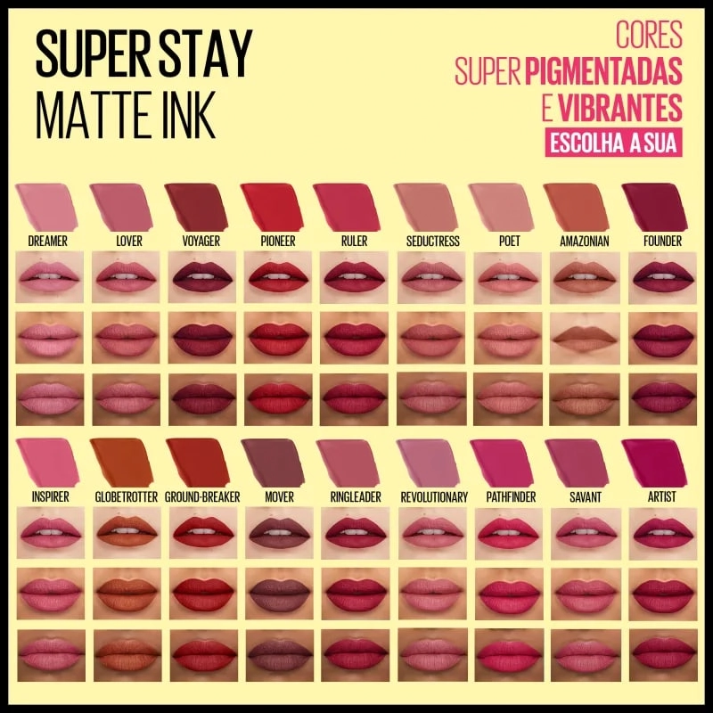 Batom Líquido Maybelline Super Stay Matte Ink Lover