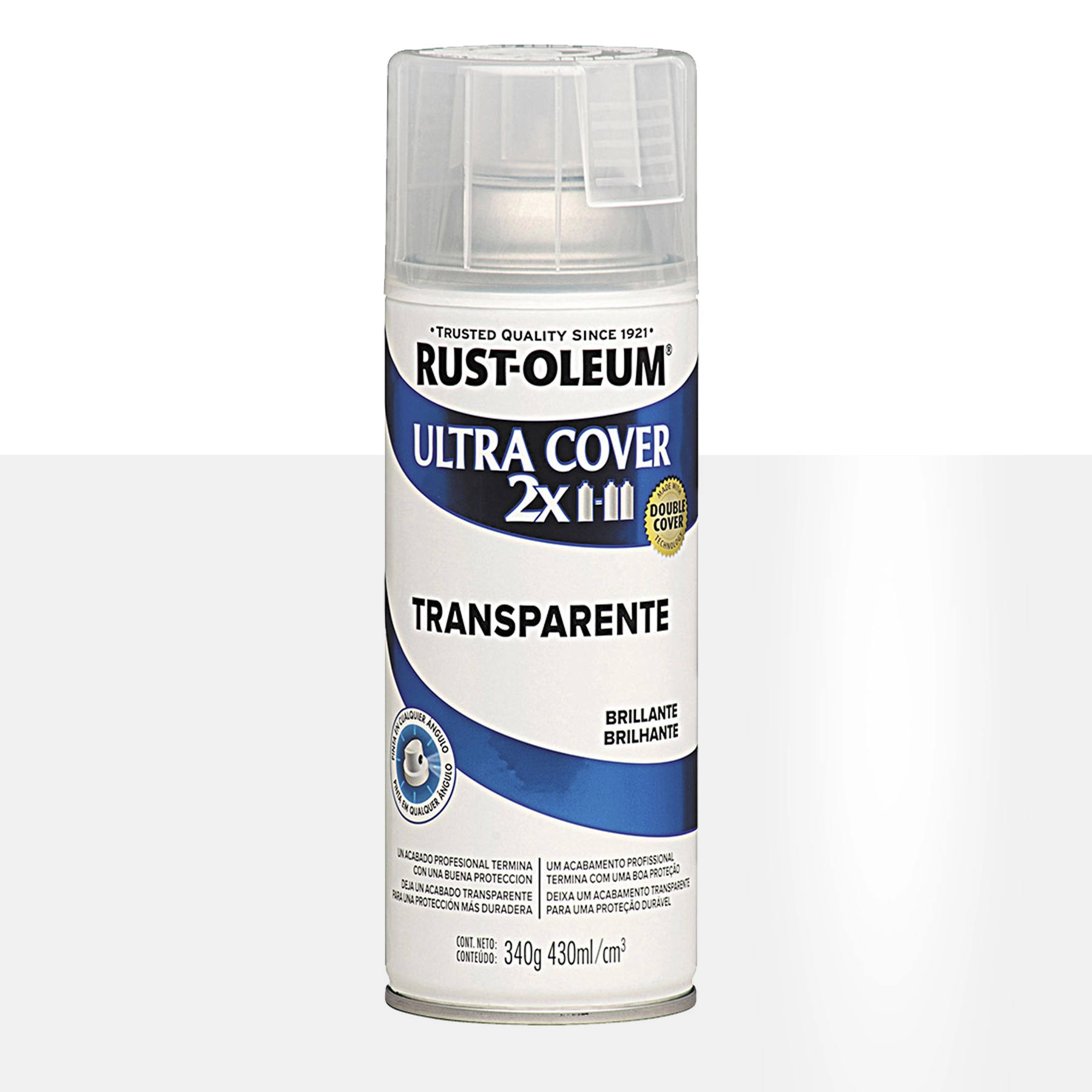 Tinta Spray Multiuso Ultra Cover Transparente 437mL Rust Oleum