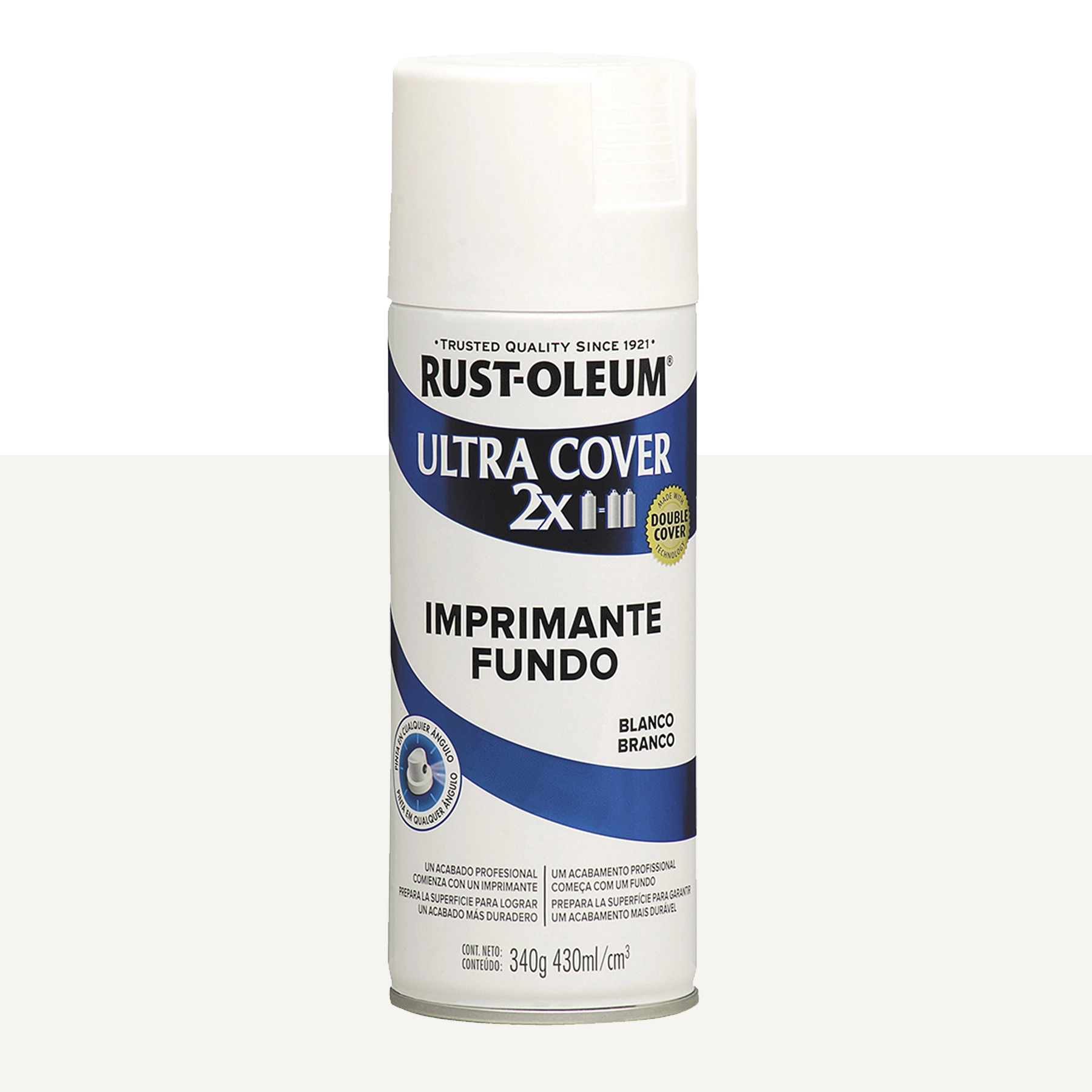 Tinta Spray Multiuso Ultra Cover Primer Branco 437mL Rust Oleum