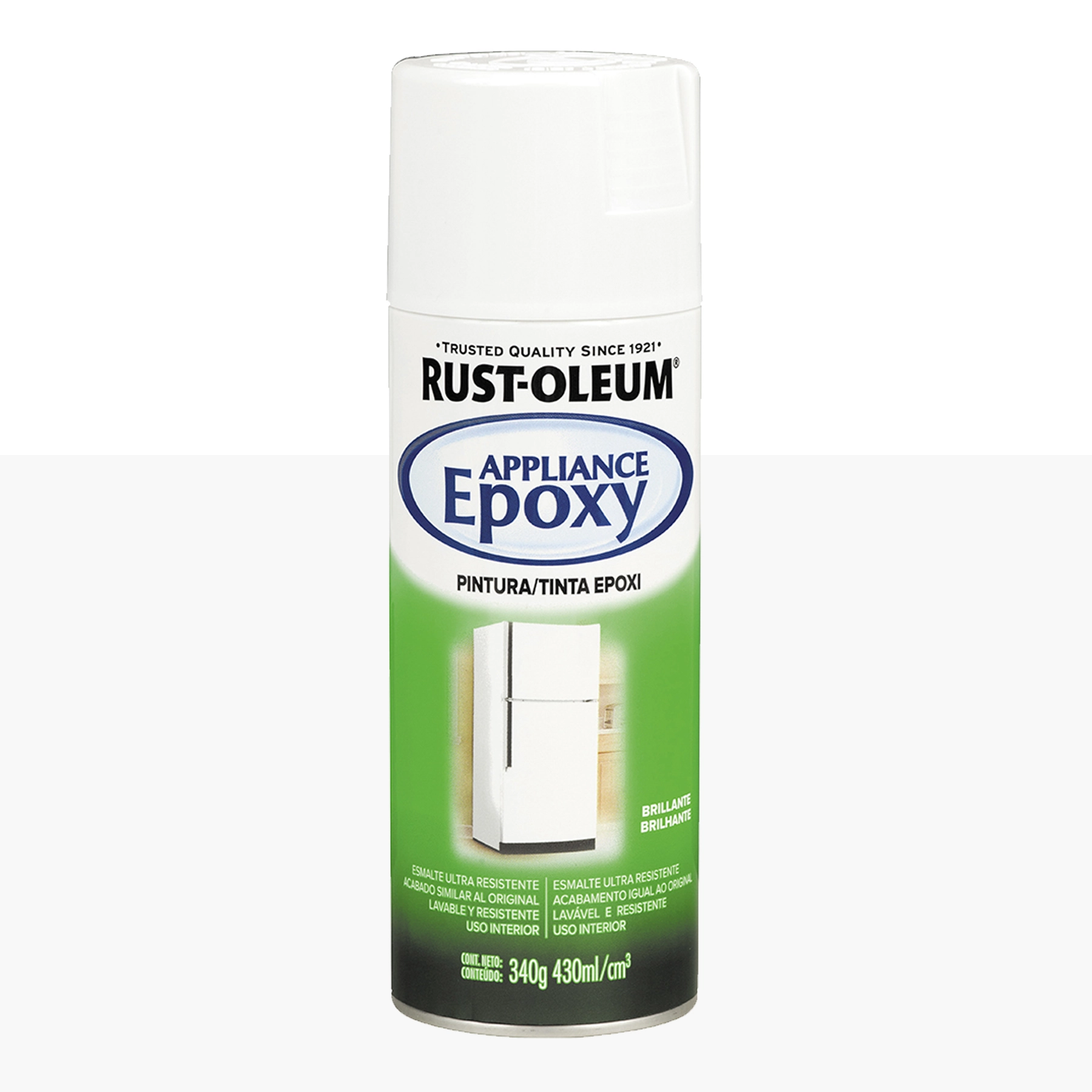 Tinta Spray Epóxi Branco Brilhante 437mL Rust Oleum