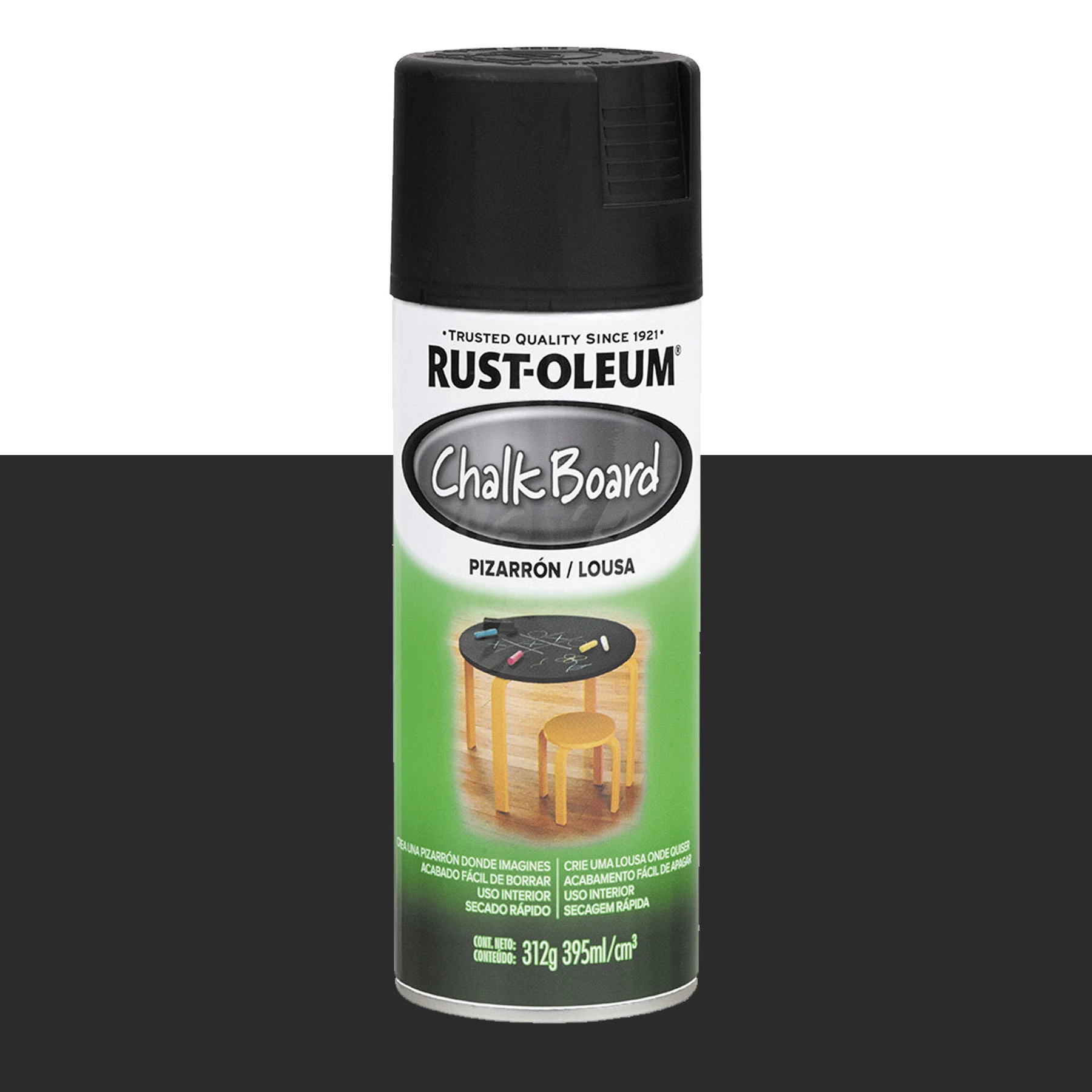 Tinta Spray Quadro Negro 312G Rust Oleum