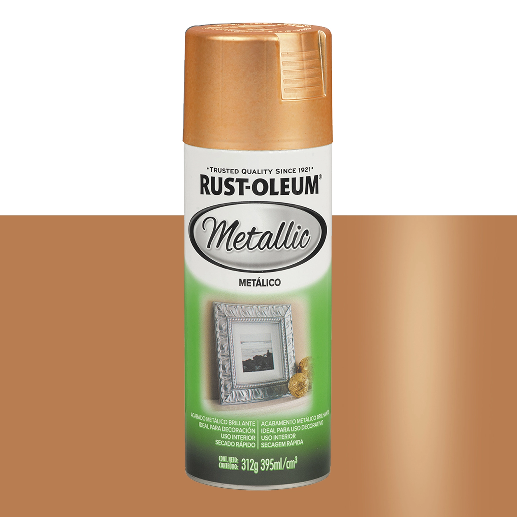 Tinta Spray Acabamento Metálico Cobre 312G Rust Oleum