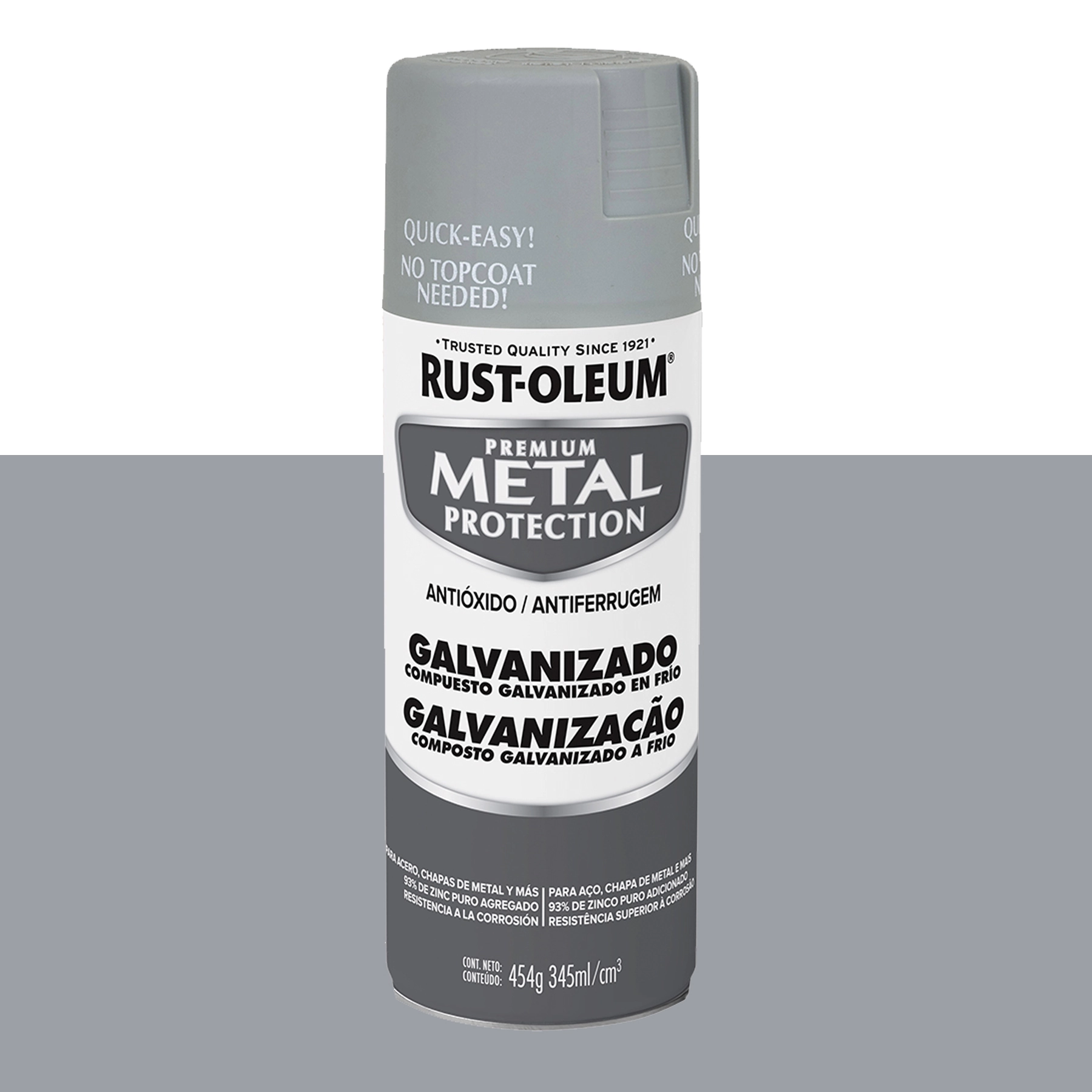 Metal Protection Composto Galvanizado A Frio Tinta Spray Antiferrugem 454G Rust-Oleum