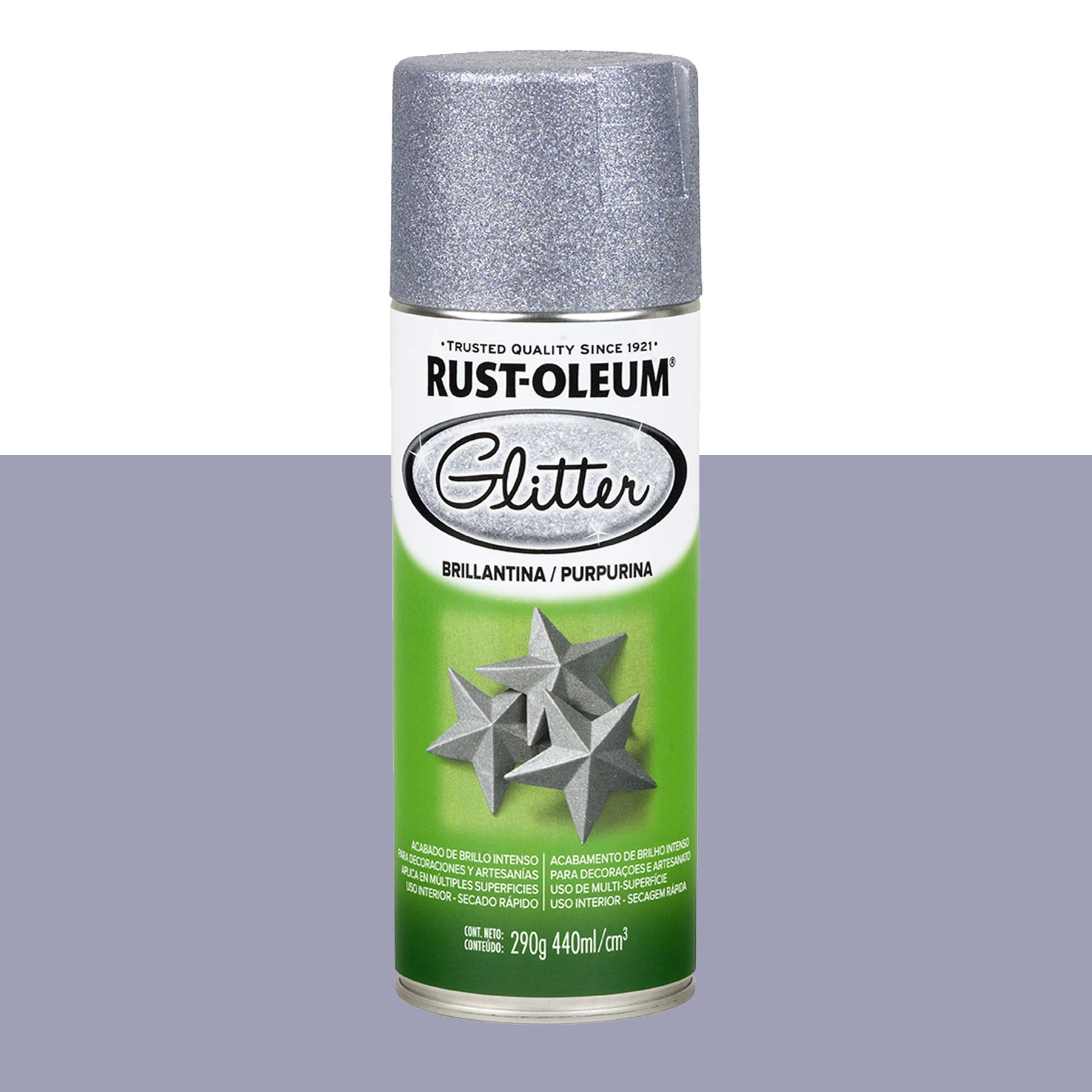 Tinta Spray Glitter Prata 290G Rust Oleum