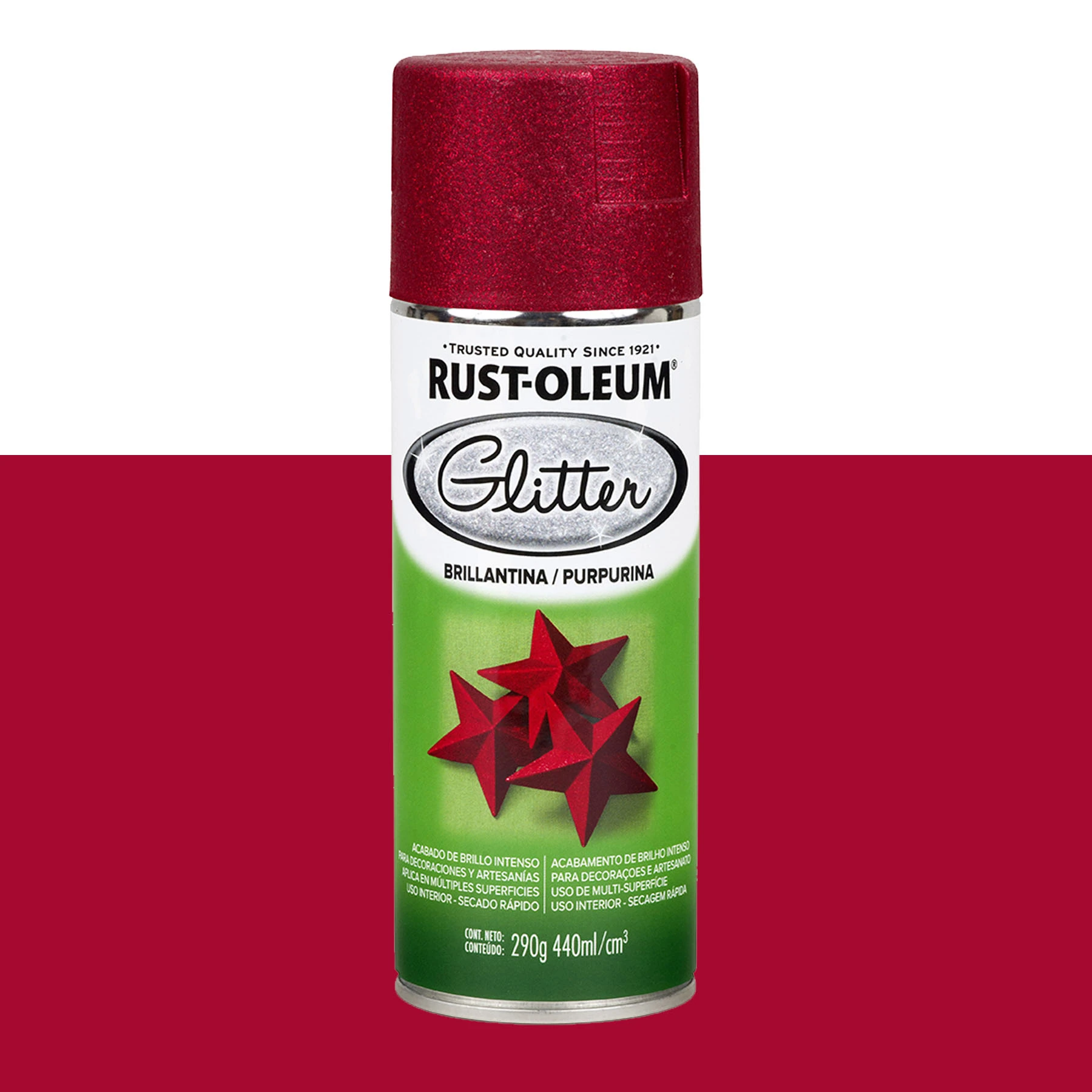 Tinta Spray Glitter Vermelho 290G Rust Oleum