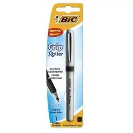 Caneta Bic Bu3 Grip Triangular Acionam Laretal