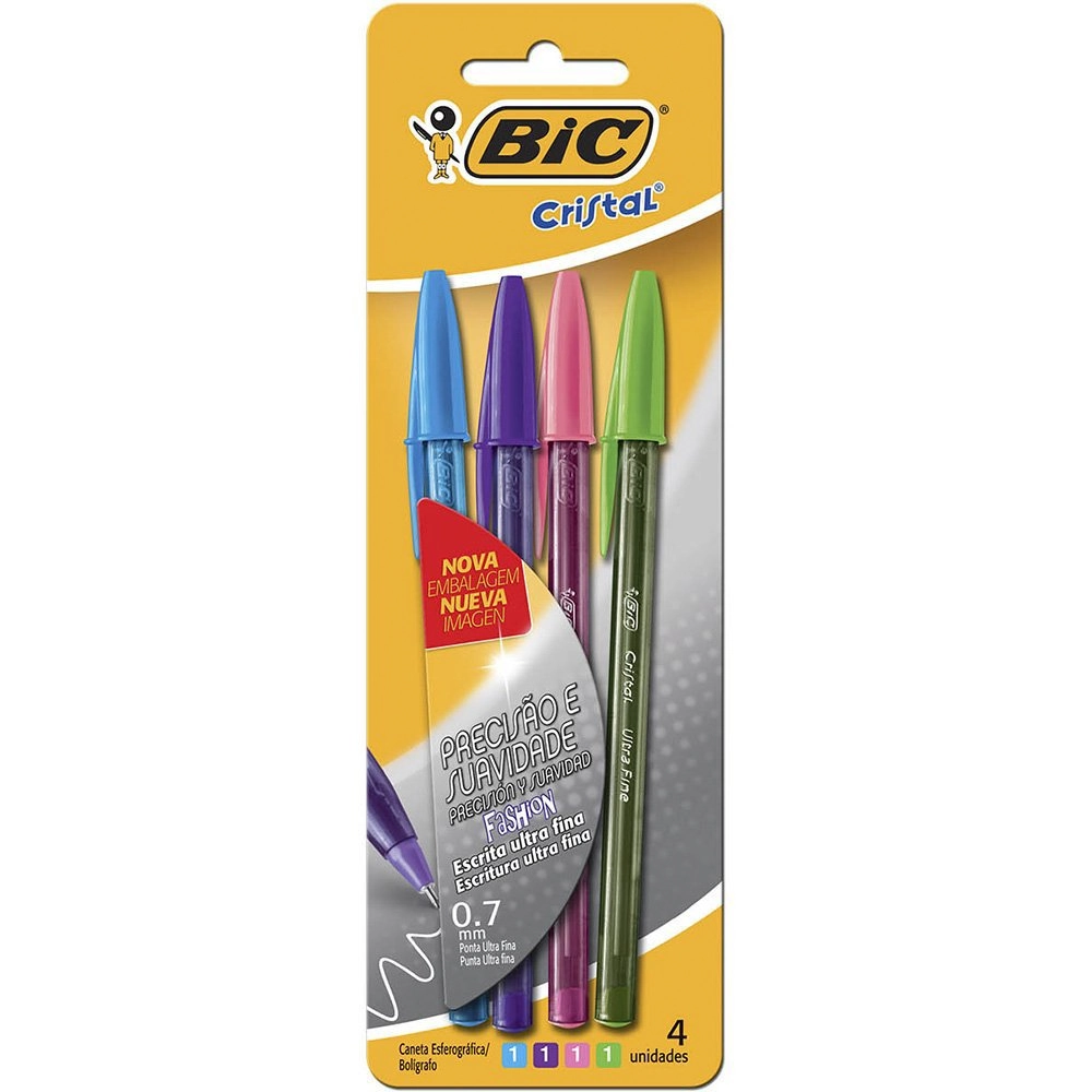 Caneta Bic Cristal Needle 07 Fashion