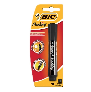 Marca Texto Bic C/ponta De Feltro Preta