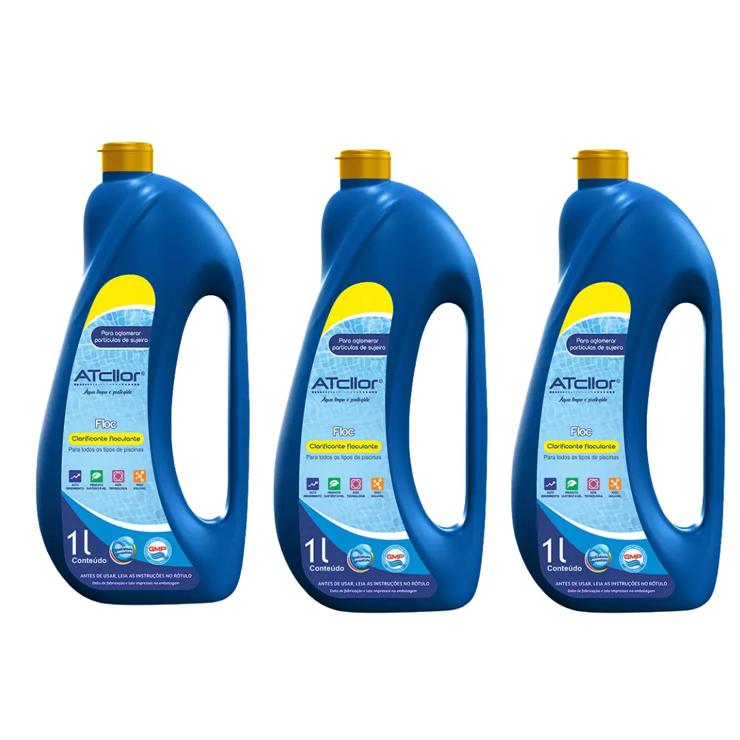 3 Und Clarificante Decantador Floculante Atcllor 1 Litro