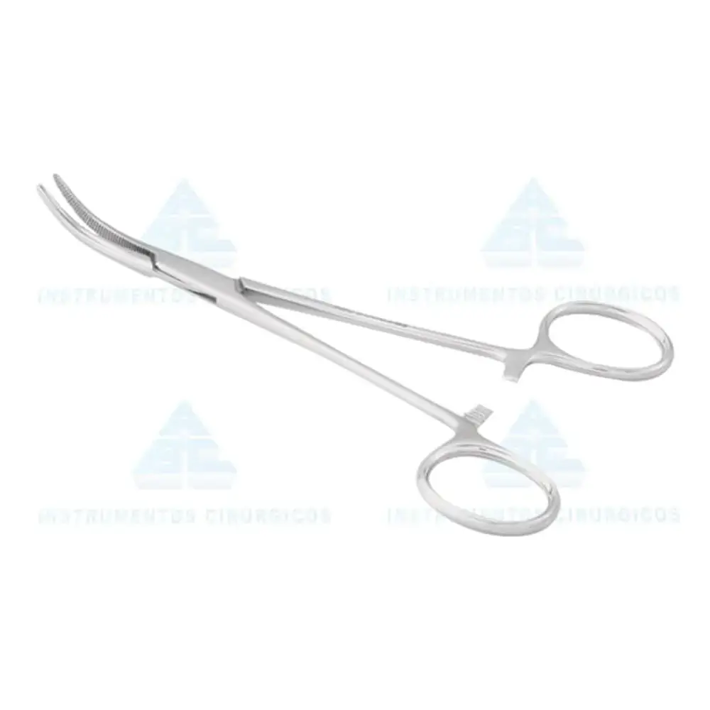 Pinça Crile Curva 16 cm ABC
